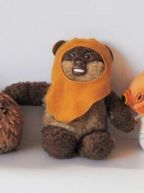 Stars Wars Lot  Wicket Ewok, Hallmark Itty Bitty  Ackbar, BB-8, Chewbacca Toys